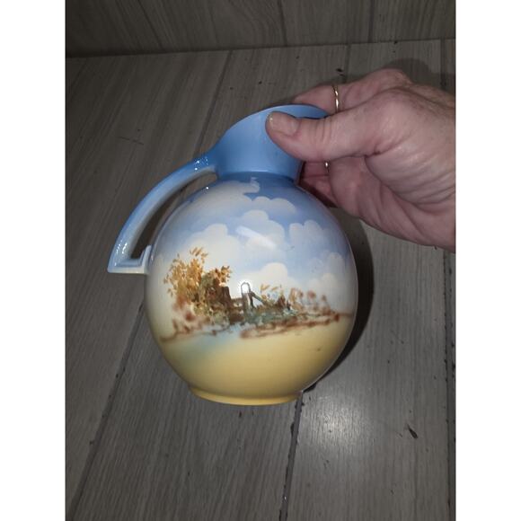 Vintage Falcon Ware THE TAVERN Pitcher Made In ENGLAND 1930's #5030 - Picture 11 of 12